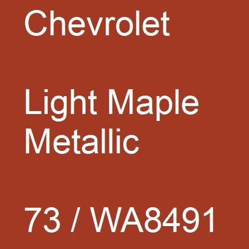 Chevrolet, Light Maple Metallic, 73 / WA8491.